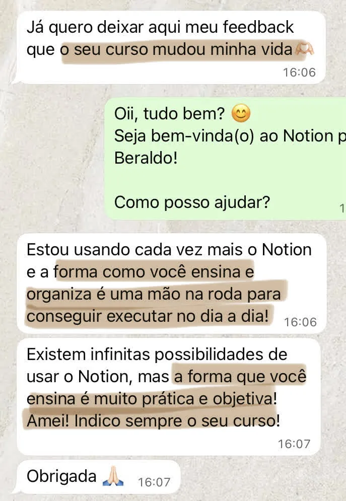 Print de depoimento de cliente do Método OGP