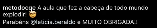 Depoimento de cliente do Método OGP